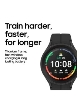 Samsung Galaxy Watch 5 Pro 45mm (GPS) - Grey Titanium -Sport Sphere VMRM9 SQ4 0000000005 GREY SLd