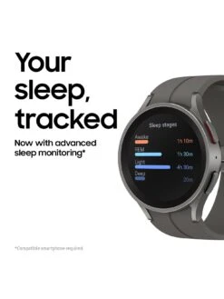 Samsung Galaxy Watch 5 Pro 45mm (GPS) - Grey Titanium -Sport Sphere VMRM9 SQ6 0000000005 GREY SLd2