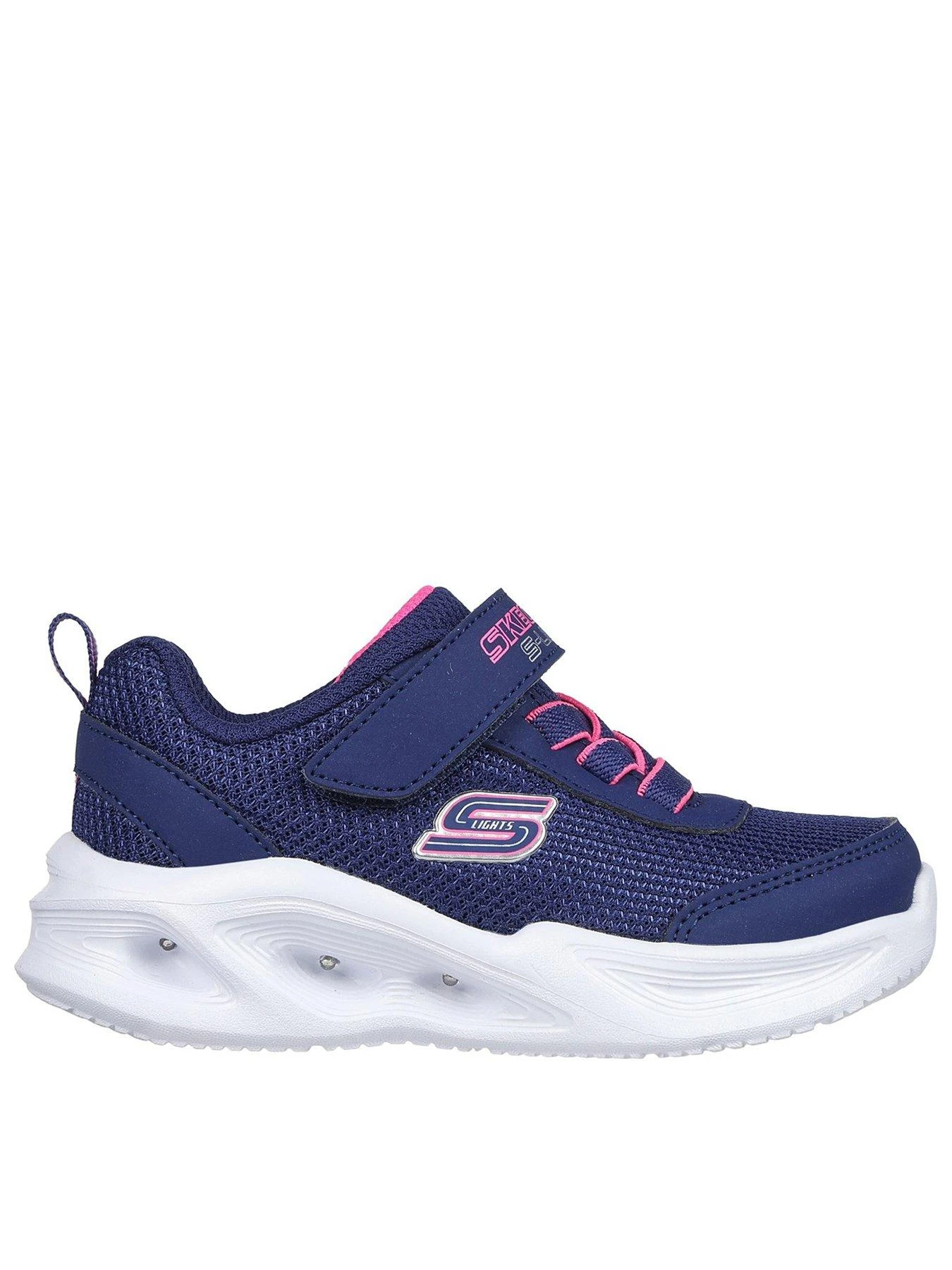 Skechers Toddler Sola Glow Lighted Trainer 1 Skechers Toddler Sola Glow Lighted Trainer