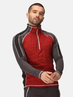 Regatta Hepley 1/2 Zip - Red/Black