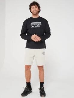 Columbia Duxbery Relaxed Long Sleeve Tee - Black -Sport Sphere VNR9N SQ3 0000000004 BLACK MDo