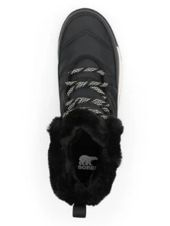 SOREL Women's Whitney Short Lace Waterproof Boots - Black -Sport Sphere VNS69 SQ4 0000000004 BLACK SLt