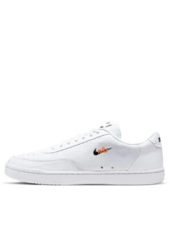 Nike Mens Court Vintage Premium Trainers - White/Black