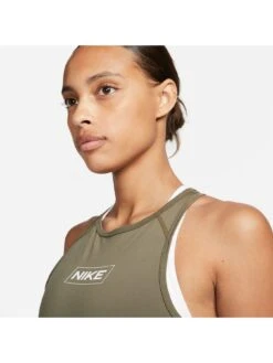 Nike Womens Nike Pro Dri Fit Tank - Khaki -Sport Sphere VONUS SQ4 0000000058 KHAKI MDd