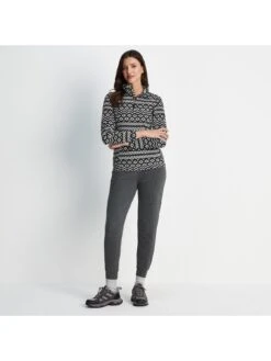 TOG24 Women's Shepley 1/4 Zip Microfleece Top - Black -Sport Sphere VOQL0 SQ3 0000000004 BLACK MDo