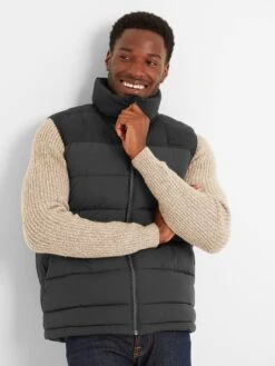 TOG24 Men's Murton Poly Heavy Padded Gilet - Black -Sport Sphere VOQL5 SQ6 0000000004 BLACK MDd2