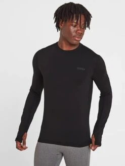 TOG24 Men's Snowdon Crew Neck Baselayer - Black