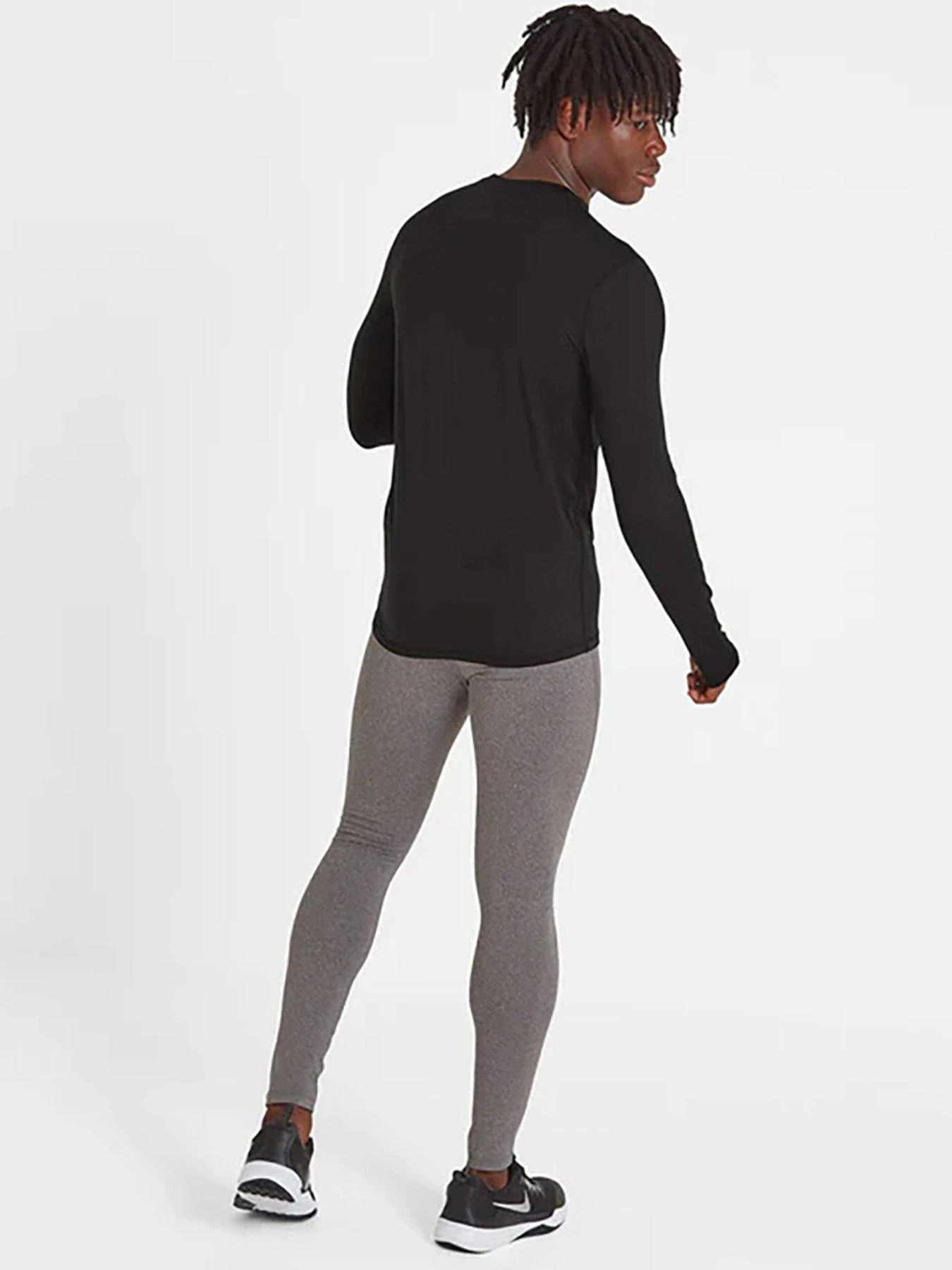TOG24 Men's Snowdon Crew Neck Baselayer - Black 2 TOG24 Men's Snowdon Crew Neck Baselayer - Black - Image 2