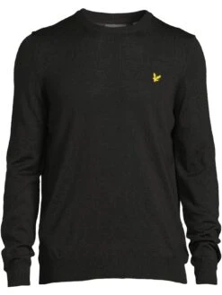 Lyle & Scott Golf Crew Neck Pullover - Black -Sport Sphere VP0JV SQ4 0000000004 BLACK MDd