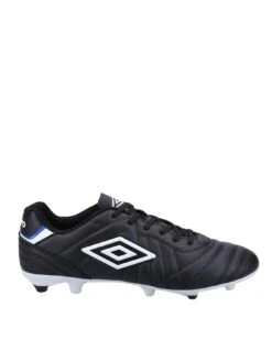 Umbro Mens Speciali Liga Firm Ground Velcro Football Boot - Black