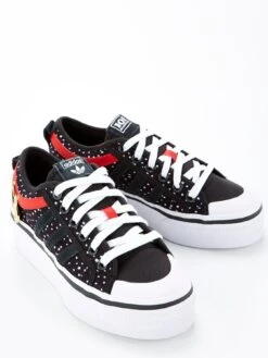 Adidas Originals Junior Girls Nizza Platform Trainers - Black -Sport Sphere VP5Y1 SQ2 0000000004 BLACK SLf