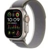 Apple Watch Ultra 2 (GPS + Cellular), 49mm Titanium Case With Green/Grey Trail Loop