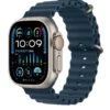 Apple Watch Ultra 2 (GPS + Cellular), 49mm Titanium Case With Blue Ocean Band