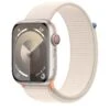 Apple Watch Series 9 (GPS + Cellular), 45mm Starlight Aluminium Case With Starlight Sport Loop