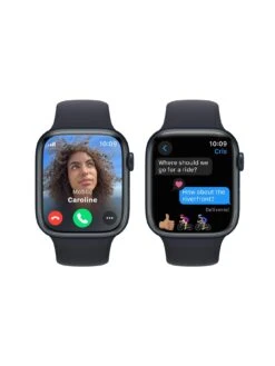 Apple Watch Series 9 (GPS + Cellular), 45mm Midnight Aluminium Case With Midnight Sport Band - S/M -Sport Sphere VPWDM SQ4 0000000976 MIDNIGHT SLd