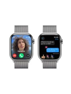 Apple Watch Series 9 (GPS + Cellular), 41mm Silver Stainless Steel Case With Silver Milanese Loop -Sport Sphere VPWE4 SQ4 0000000035 SILVER SLd