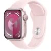 Apple Watch Series 9 (GPS), 41mm Pink Aluminium Case With Light Pink Sport Band