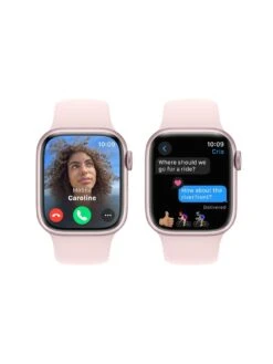 Apple Watch Series 9 (GPS), 41mm Pink Aluminium Case With Light Pink Sport Band -Sport Sphere VPWE9 SQ4 0000000063 PINK SLd