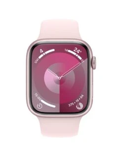 Apple Watch Series 9 (GPS + Cellular), 45mm Pink Aluminium Case With Light Pink Sport Band - S/M -Sport Sphere VPWED SQ2 0000000063 PINK SLb