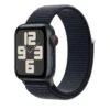 Apple Watch SE (GPS + Cellular, 2023) 40mm Midnight Aluminium Case With Midnight Sport Loop