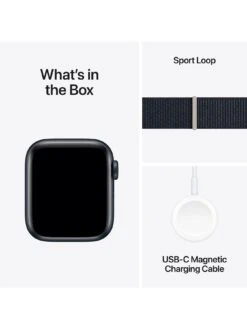 Apple Watch SE (GPS + Cellular, 2023) 40mm Midnight Aluminium Case With Midnight Sport Loop -Sport Sphere VPYTT SQ7 0000000976 MIDNIGHT SLd3