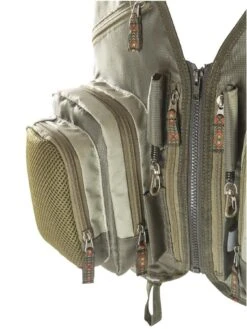 Snowbee Fly Fishing Vest Waistcoat - 2-Tone Sage Green -Sport Sphere VR7O2 SQ4 0000000099 N A SLd1